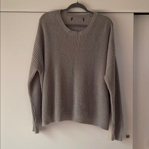 Gray sweater